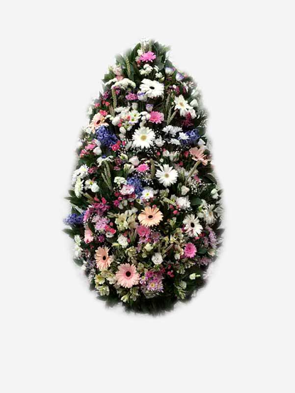 Венки из живых цветов